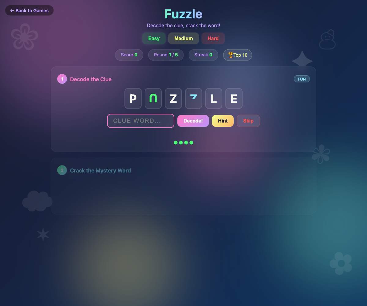 Fuzzle gameplay